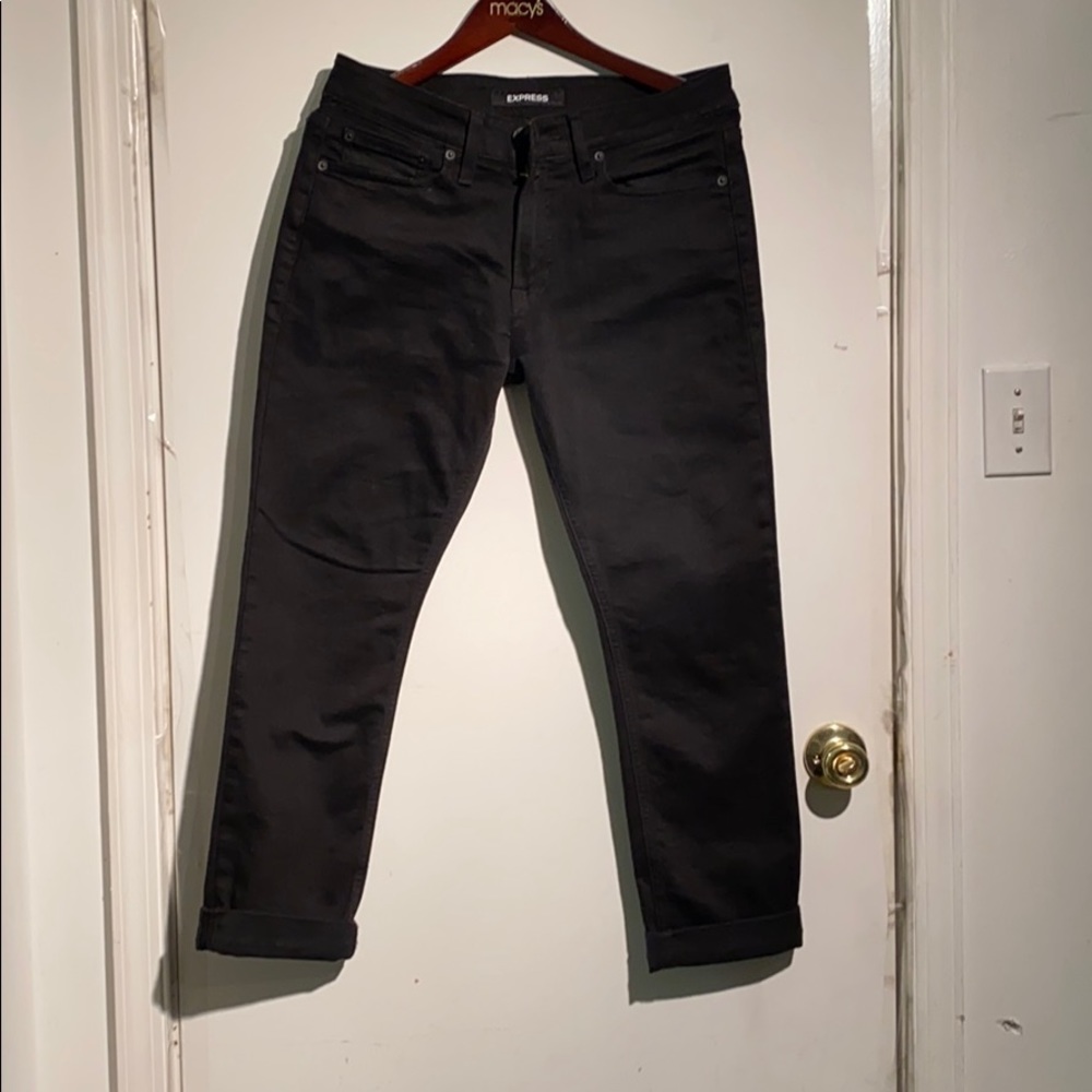 Express Black Slim Jeans